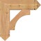Ekena Millwork Westlake Arts & Crafts Smooth Bracket, Western Red Cedar, 5 1/2"W x 24"D x 24"H BKT06X24X24WTL03SWR - alternate 4